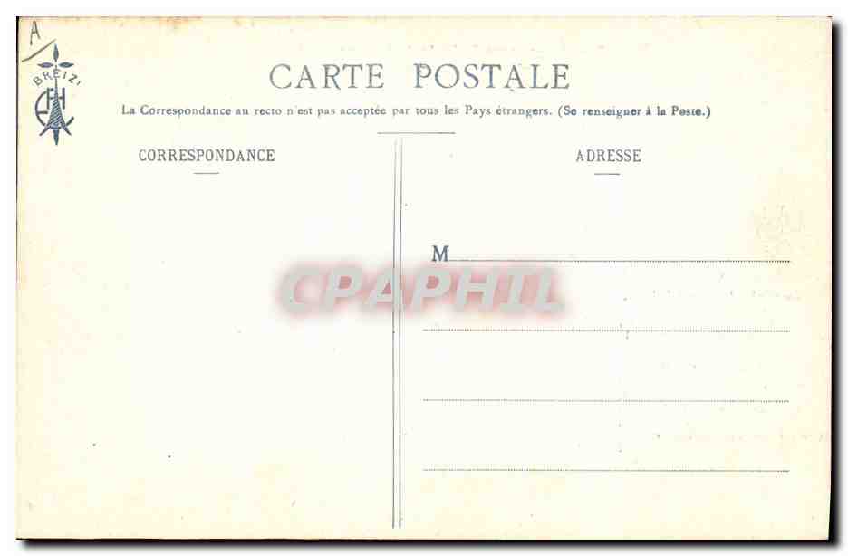 CPA Folklore Les chansons de Botrel Les deux gabiers Marins  — Verso