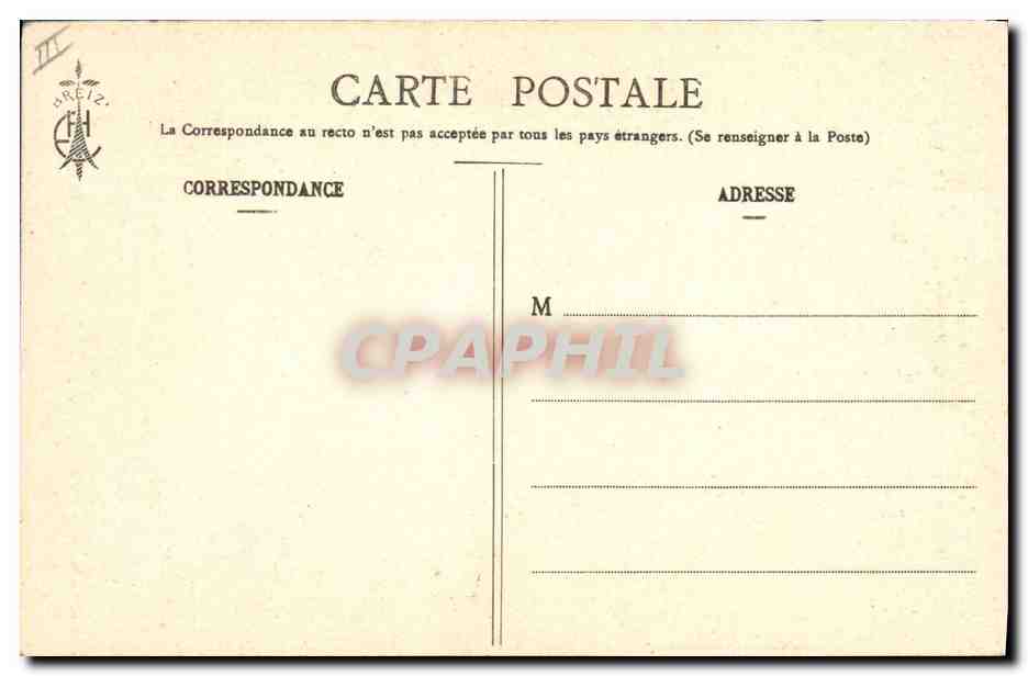 CPA Folklore Les chansons de Botrel Les filles de chez nous  — Verso