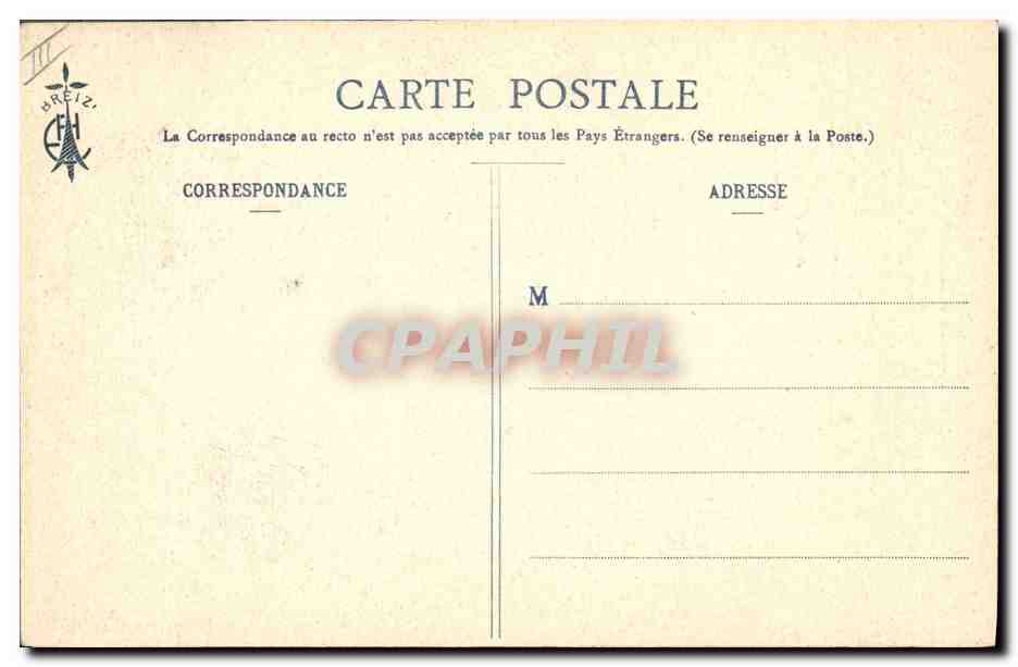 CPA Folklore Les chansons de Botrel La Fanchette Chat Chaton  — Verso