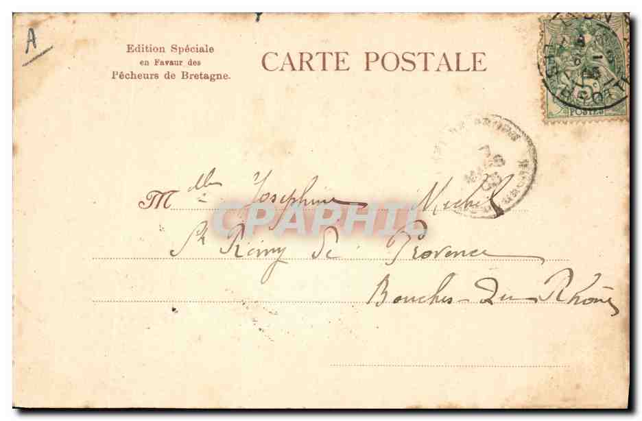 CPA Folklore Botrel Enfants  — Verso