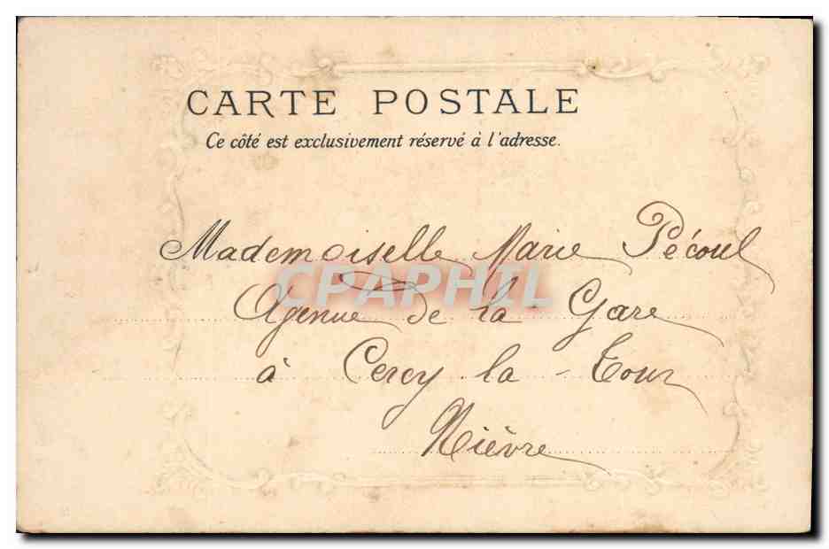 CPA Fantaisie Enfant  — Rückseite
