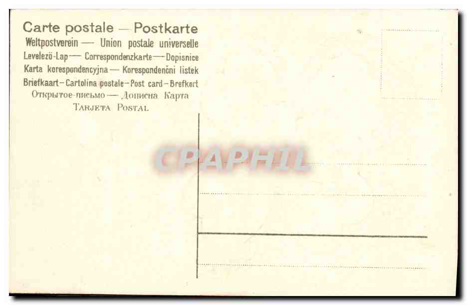 CPA Fantaisie Fleurs Enfant Trefle  — Verso