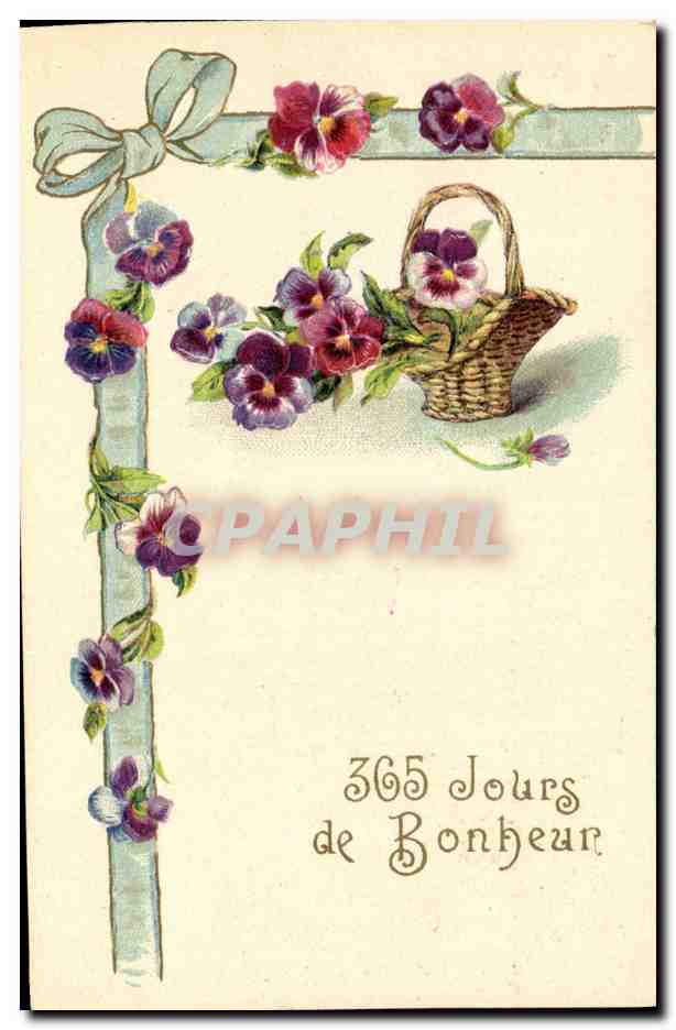 CPA Fantaisie Fleurs 