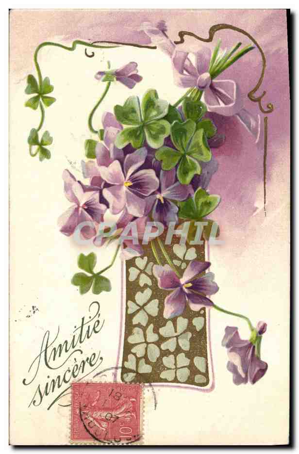 CPA Fantaisie Fleurs 