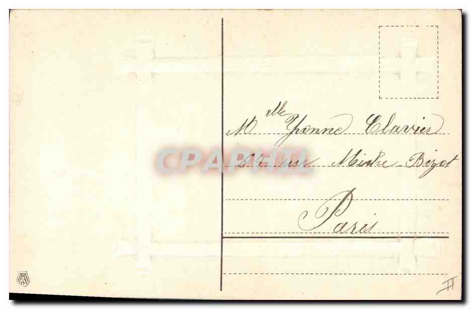 CPA Fantaisie Femme Enfant  — Verso