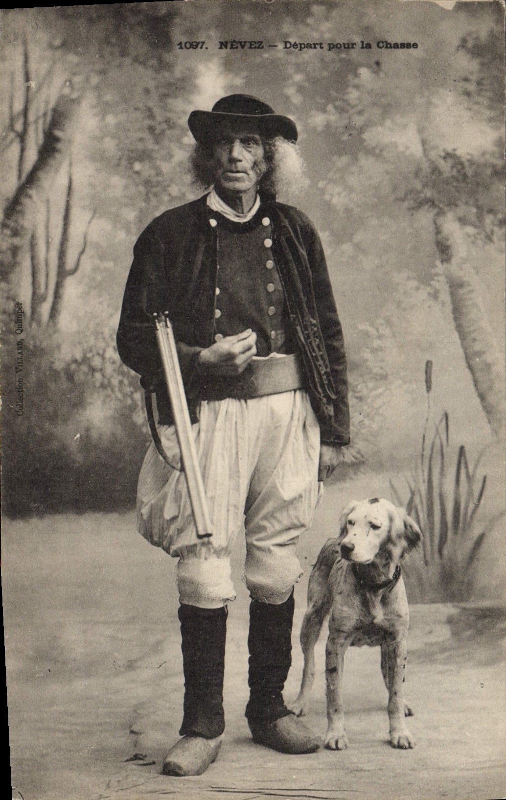 Névez — Départ pour la Chasse — Collection Villand, Quimper