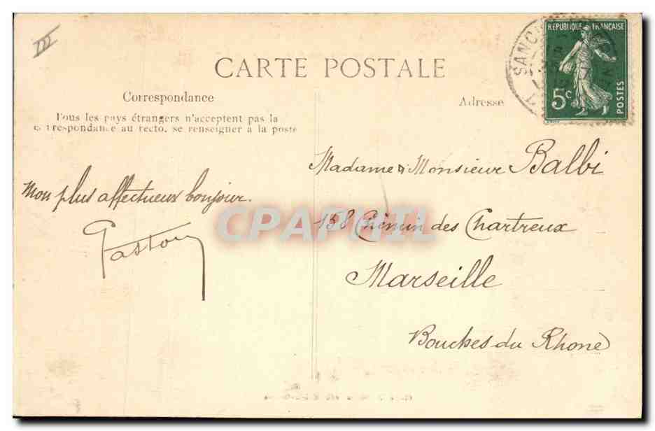 Entrée du Bassin de la Charbonnière — Vallée du Doubs — Éditeur Ch. Elmont, Maiche-Ornans, n° 638 — Reverso