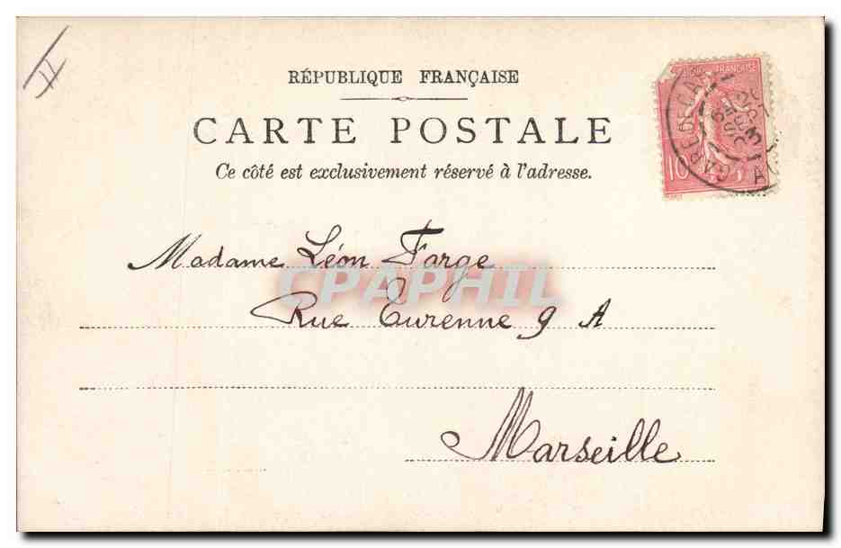 Duel fantaisista a Salfons — 16-22 settembre 1903 — editore non visibile — Verso
