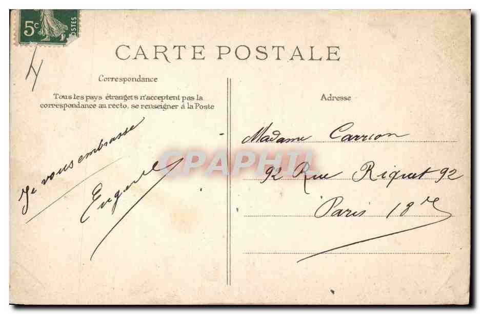 Marly-le-Roi — Rendez-vous de chasse du Président de la République — Verso