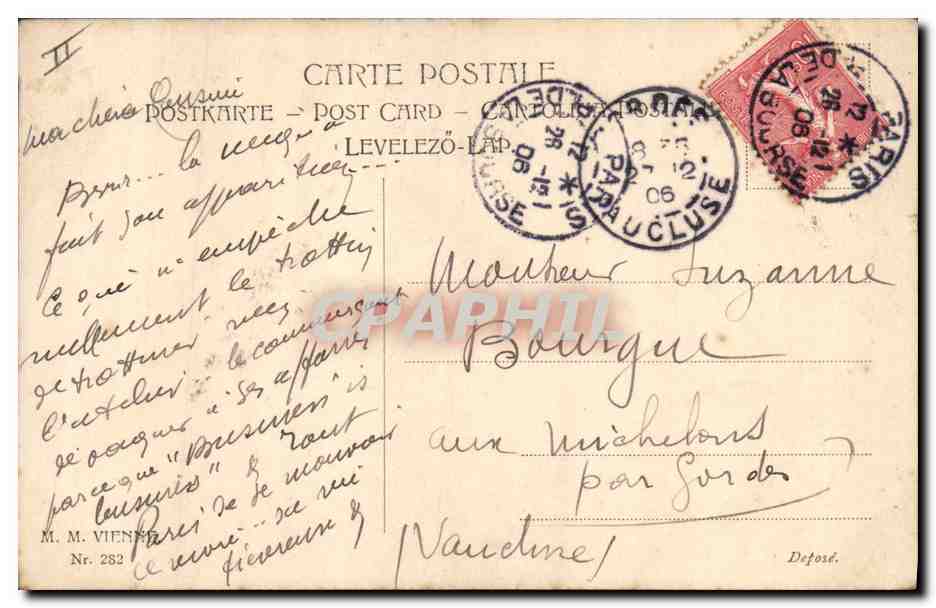 CPA Fantaisie Enfants  — Verso