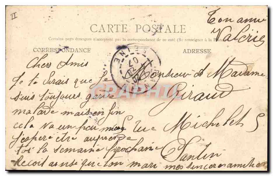 CPA Kiosque Paris Parc Montsouris  — Verso