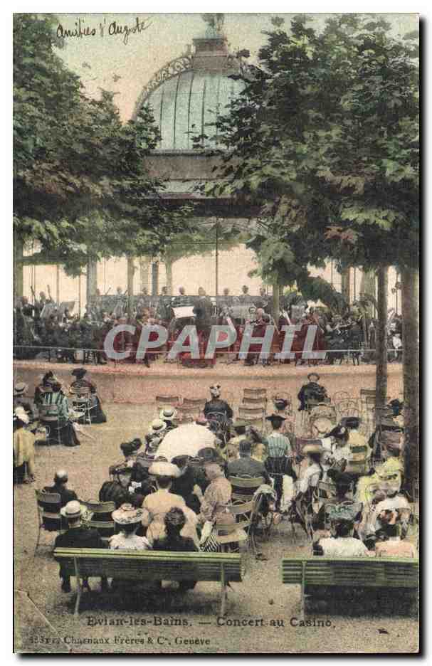 Evian-les-Bains — Concert au Casino — Chenaux Frères & Cie, Genève