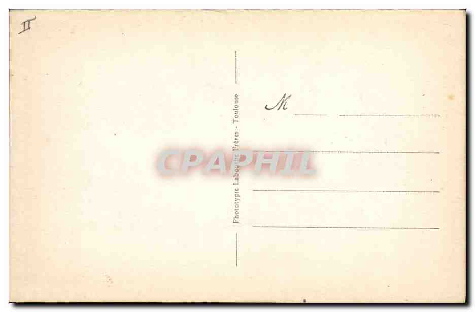 CPA Kiosque du parc Salies de Bearn  — Verso