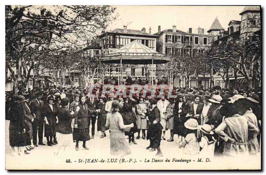 St-JEAN-de-LUZ (B.-P.) — La Danse du Fandango — M. D. — n°48