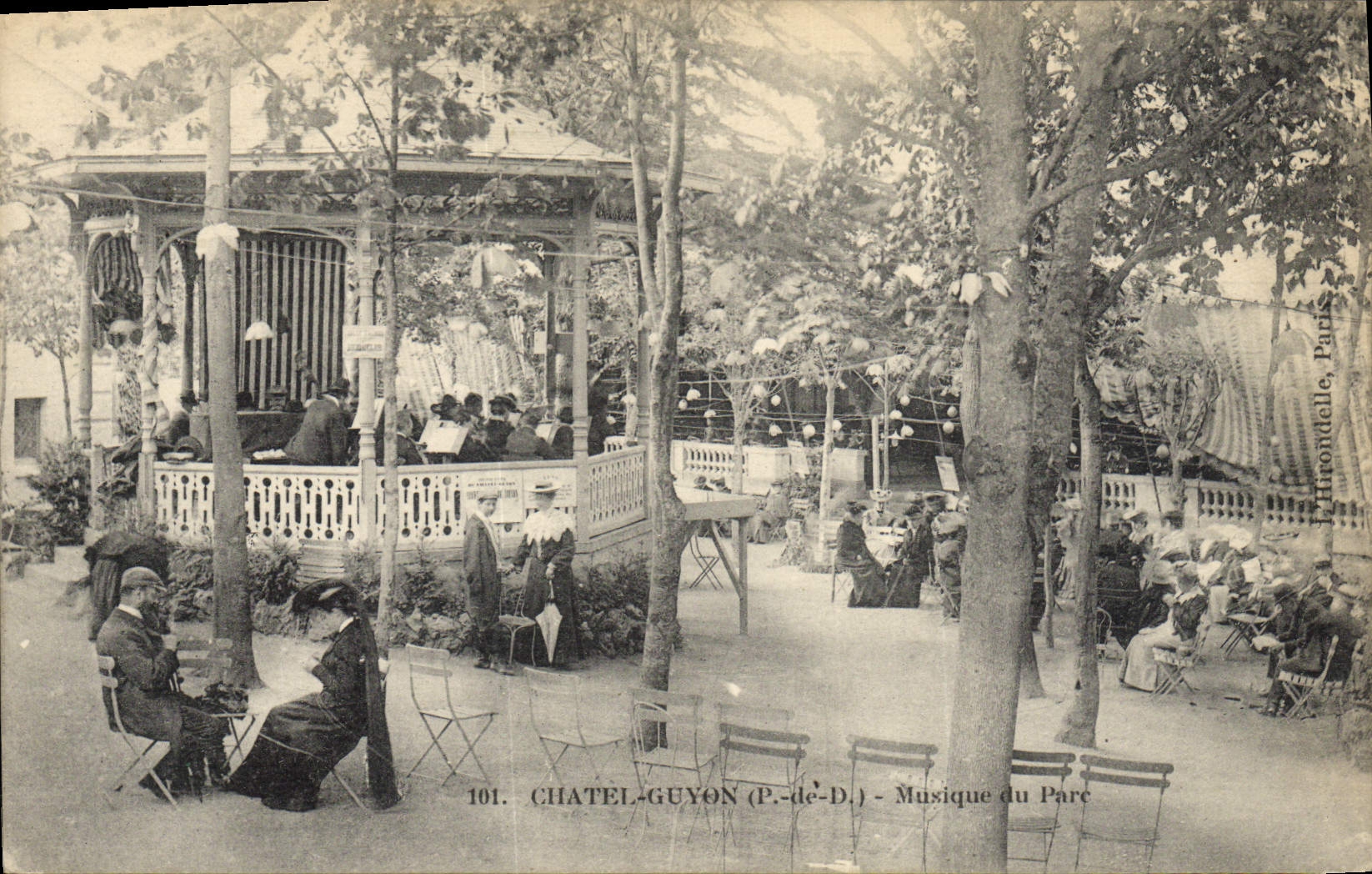 Châtel-Guyon (P.-d.-D.) - Musique du Parc — La Hironnelle, Paris - Recto