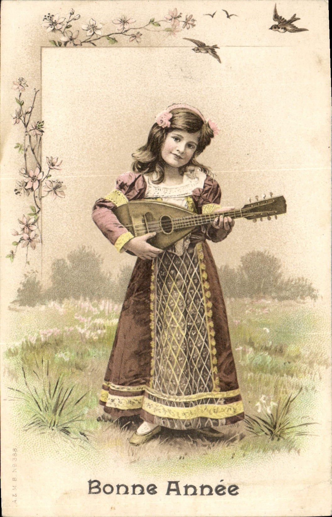 CPA Enfant Musique 