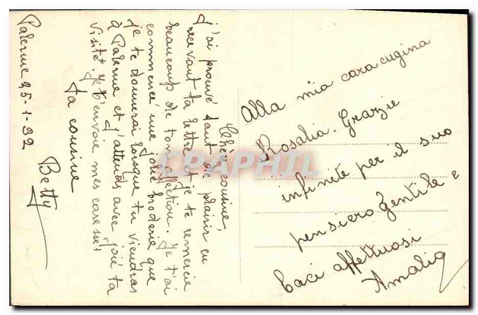 CPA Fantaisie Enfant  — Verso