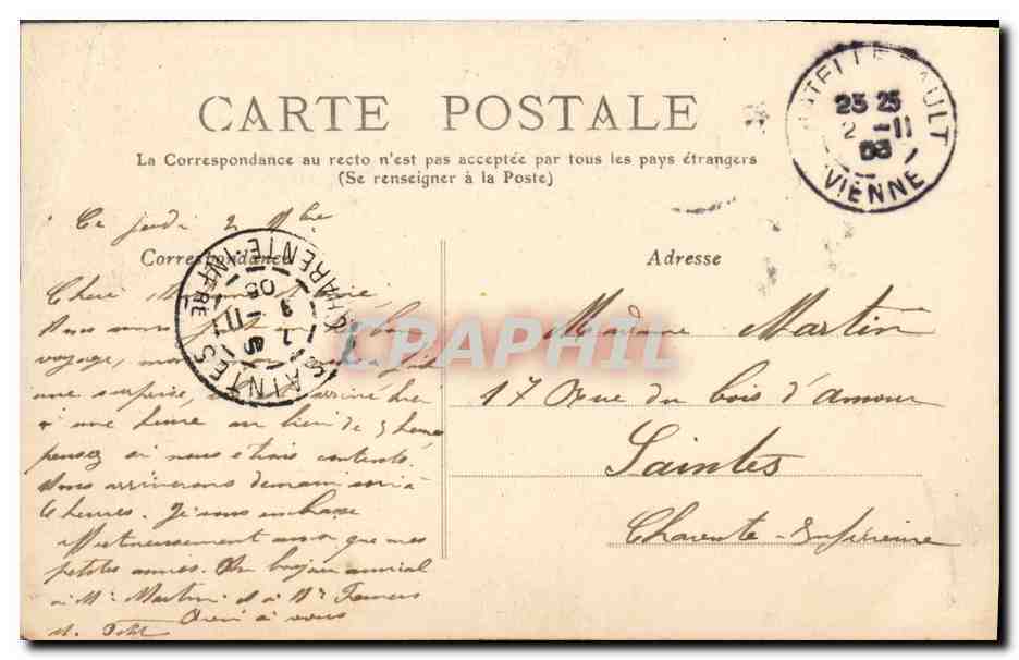 CPA Fantaisie Enfant  — Verso
