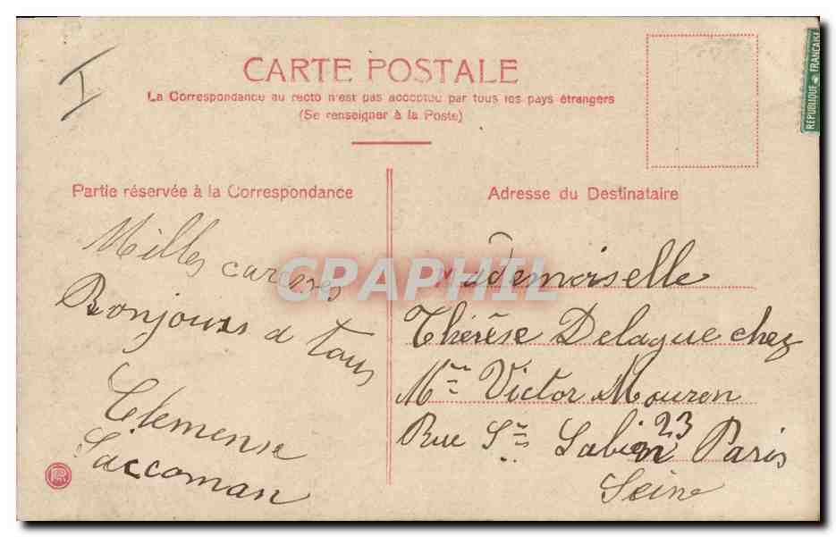 CPA Fantaisie Enfant  — Rückseite