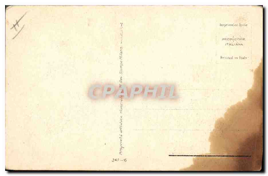 CPA Chien Chiens Femme Levrier  — Rückseite