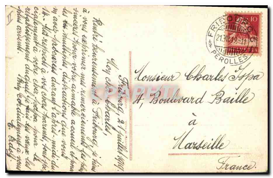 CPA Militaria General de Castelnau  — Rückseite
