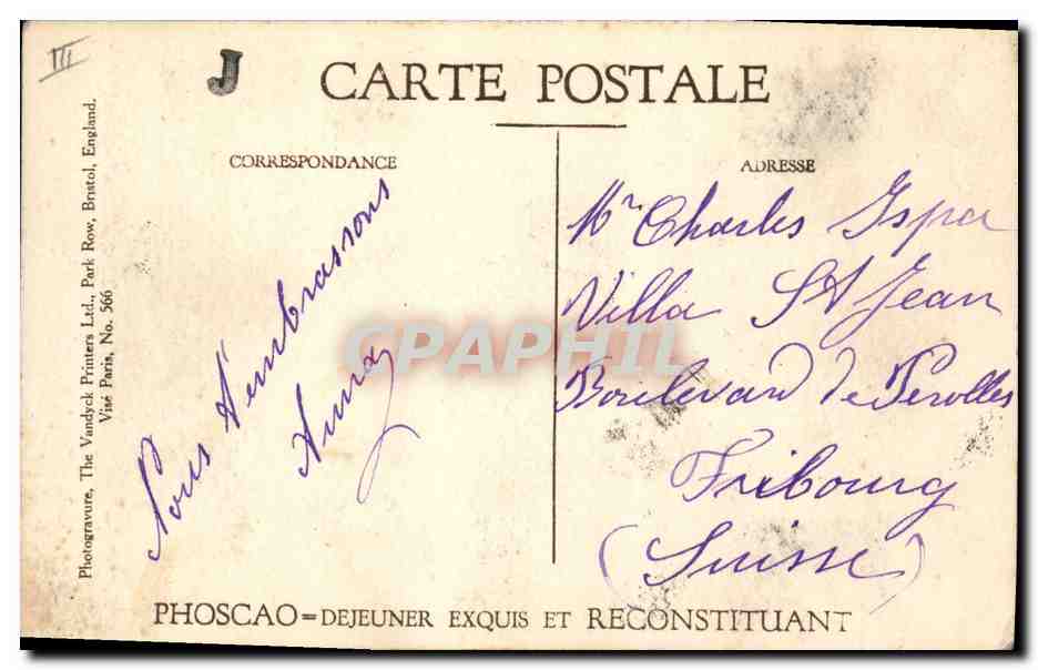 CPA Militaria Les vainqueurs de la Marne General Franchet d'Esperey  — Verso