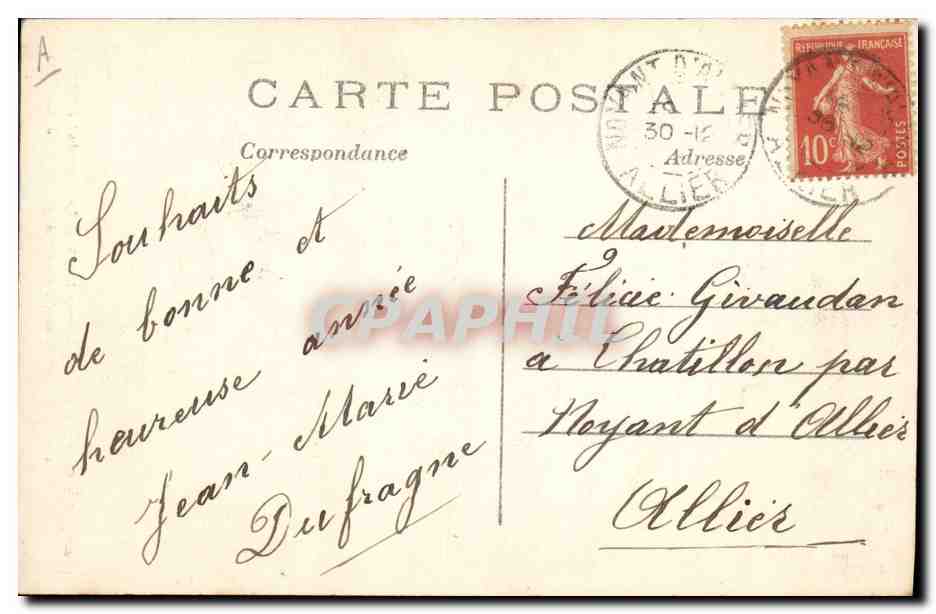 CPA Militaria Le Marechal French Commandant en chef l'armee anglaise — Verso