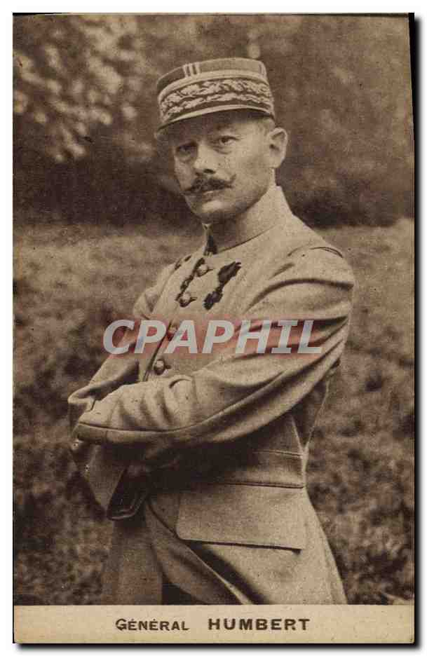Général Humbert — portrait militaire — Grav. Imp. Piatino, Paris (Seine) 1908 - Anverso