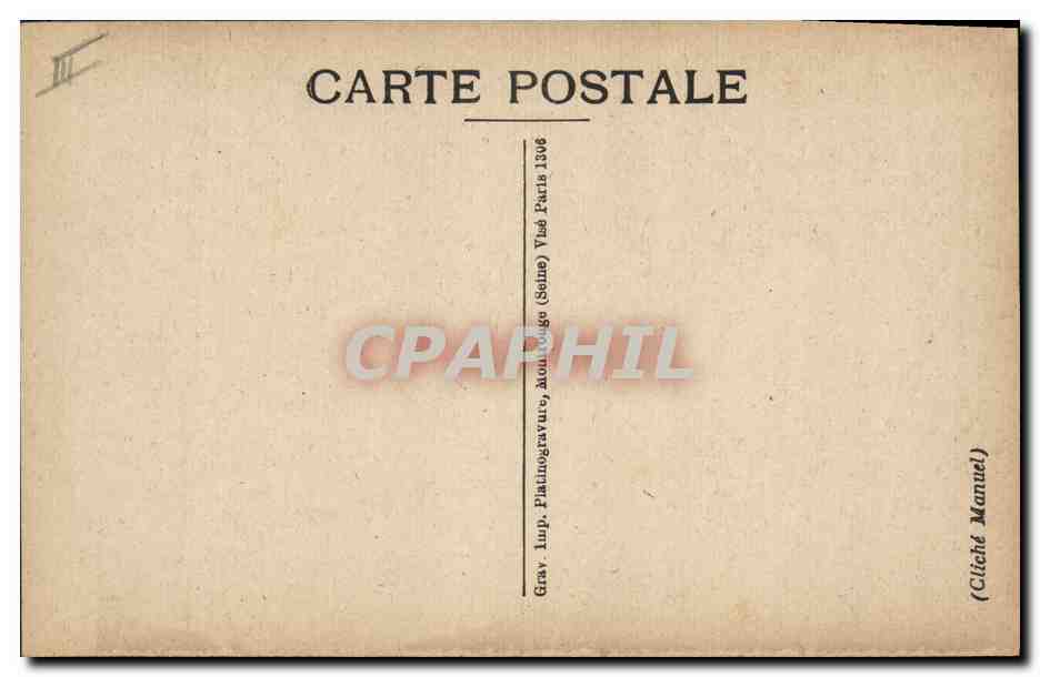 CPA Militaria General Gerard  — Verso