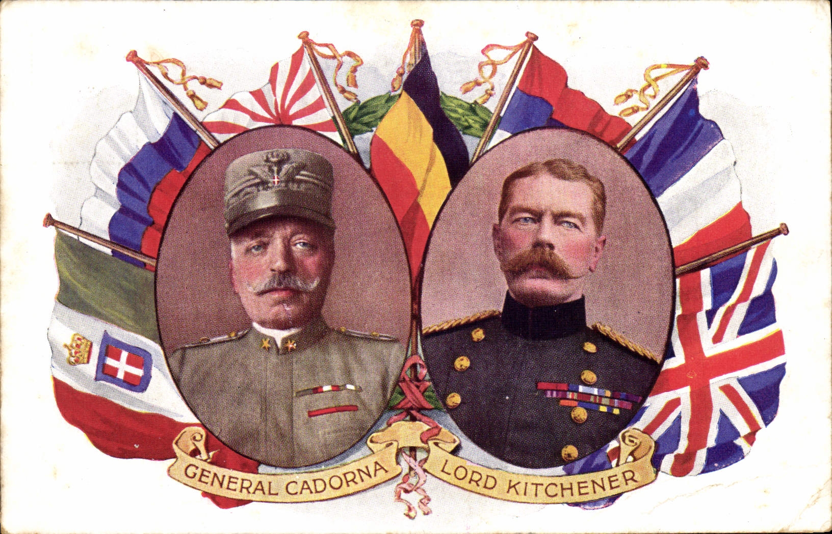 CPA Militaria General Cadorna Lord Kitchener 