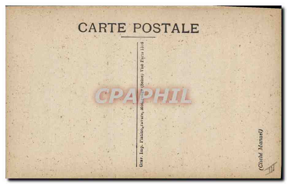 CPA Militaria General De Maudhuy  — Verso