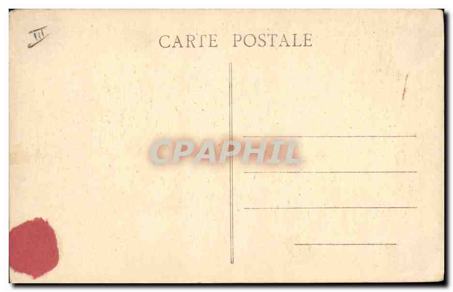 CPA Militaria Le general Lanrezac Guise  — Verso