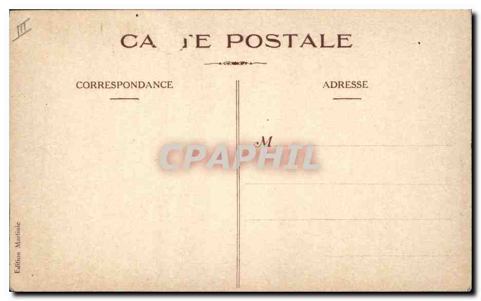 CPA Militaria General Sarrail Haut Commissaire de la Republique Francaise en Syrie  — Verso