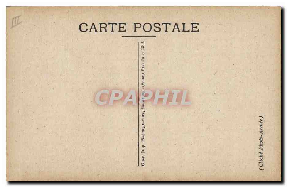 CPA Militaria General Humbert  — Verso