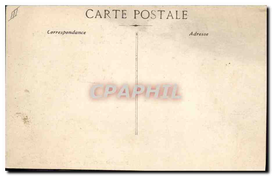 CPA Bateau Moise Paquebot Francais de la Cie Gle Transatlantique  — Verso