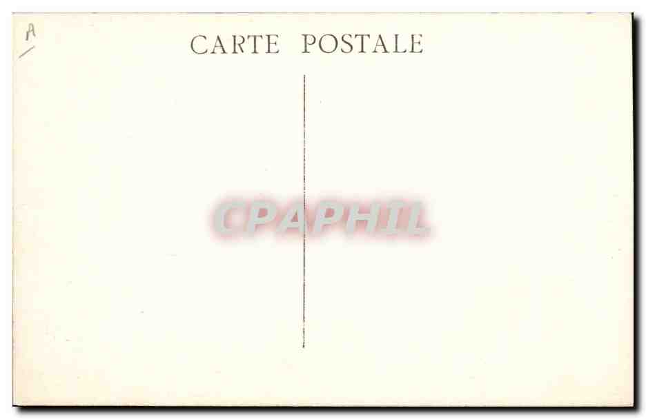 S.S. Maréchal Lyautey — Dampfer der Compagnie Paquet — Verlag CPAPHIL, Seriennummer A — Rückseite