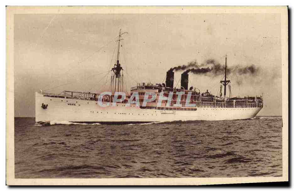 Steamship Médie-II — Compagnie de Navigation Paquet — Marseille
