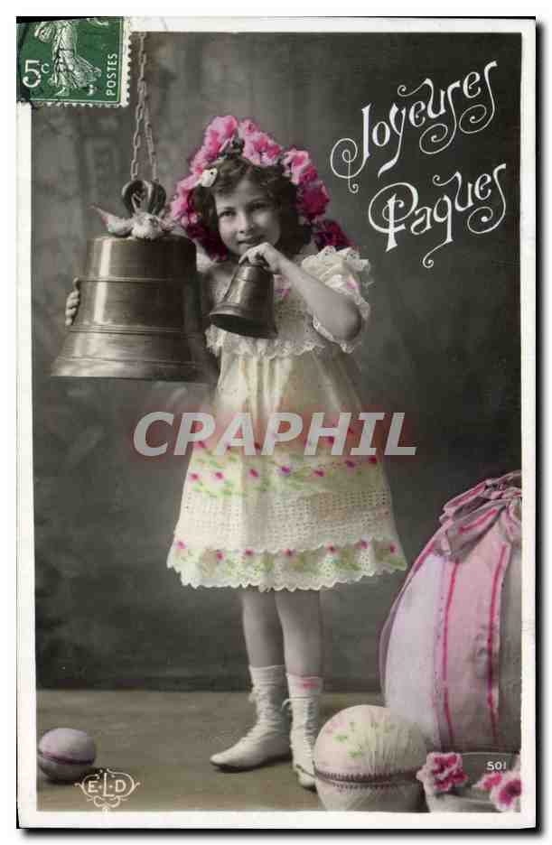 CPA Cloche Enfant 