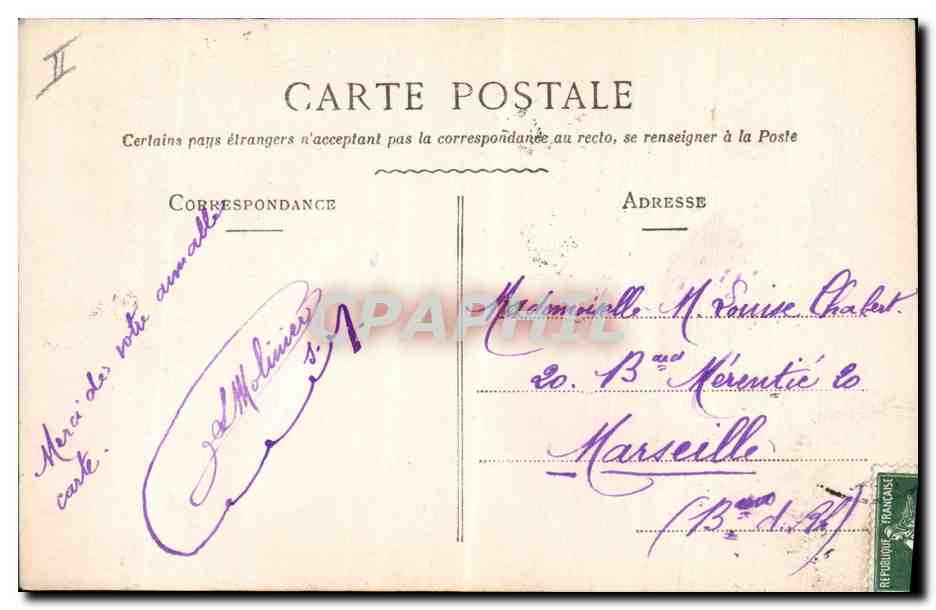 CPA Cloche Enfant  — Rückseite