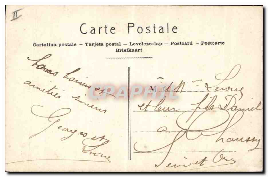 CPA Cloche Enfant Bebe Paques — Rückseite