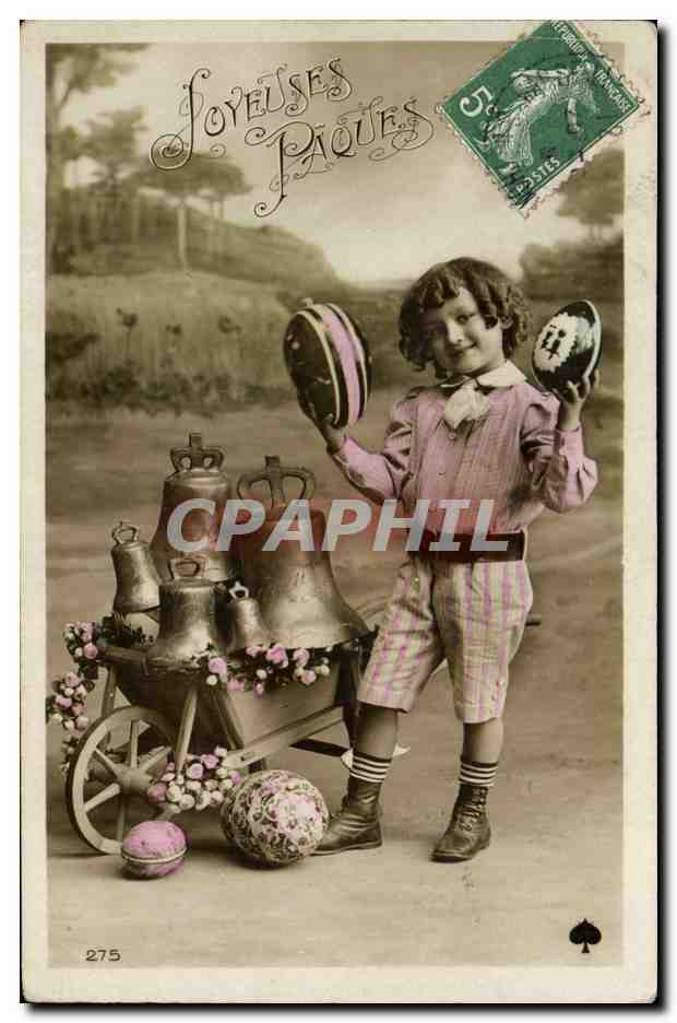 CPA Cloche Enfant 