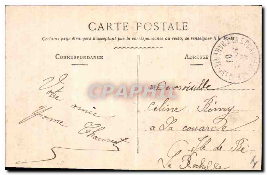 CPA Cloche Enfant  — Rückseite