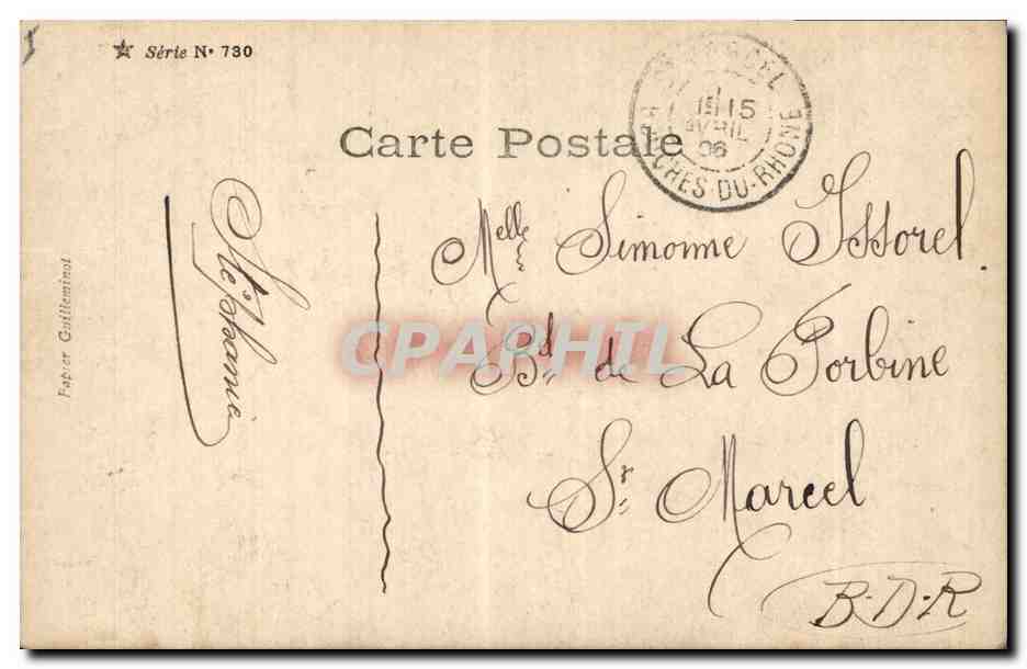 CPA Cloche Enfants  — Verso