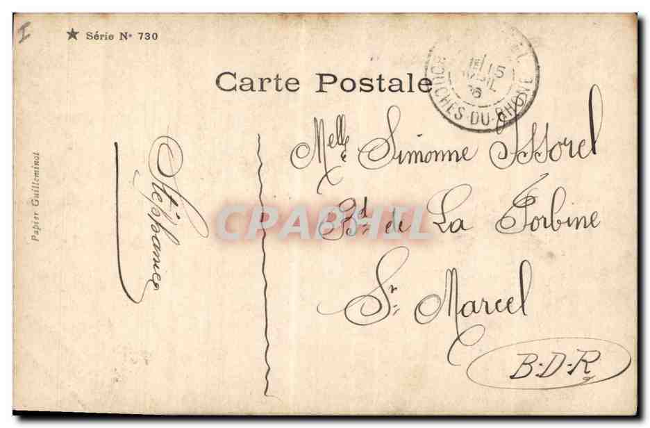 CPA Cloche Enfants  — Rückseite