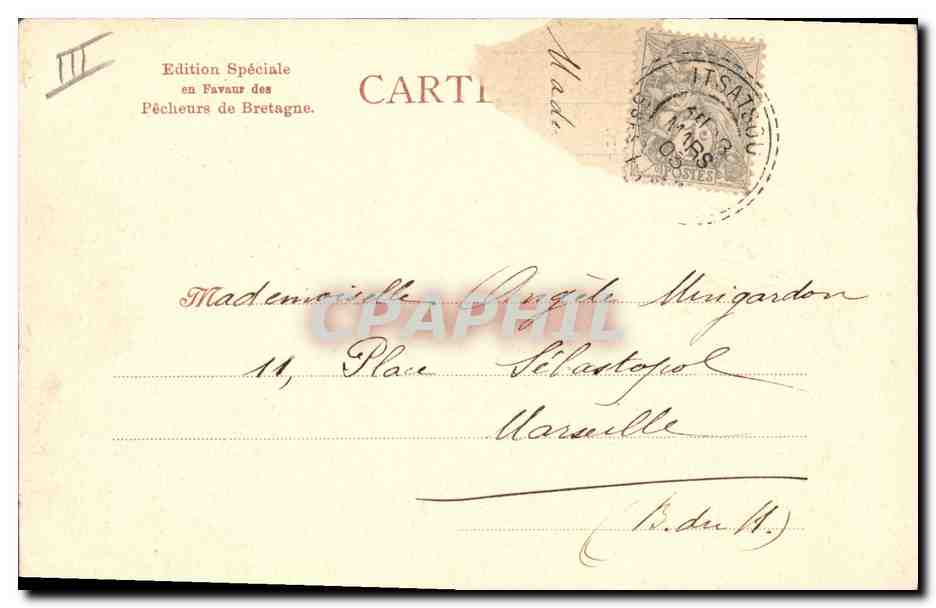 CPA Folklore Botrel  — Verso