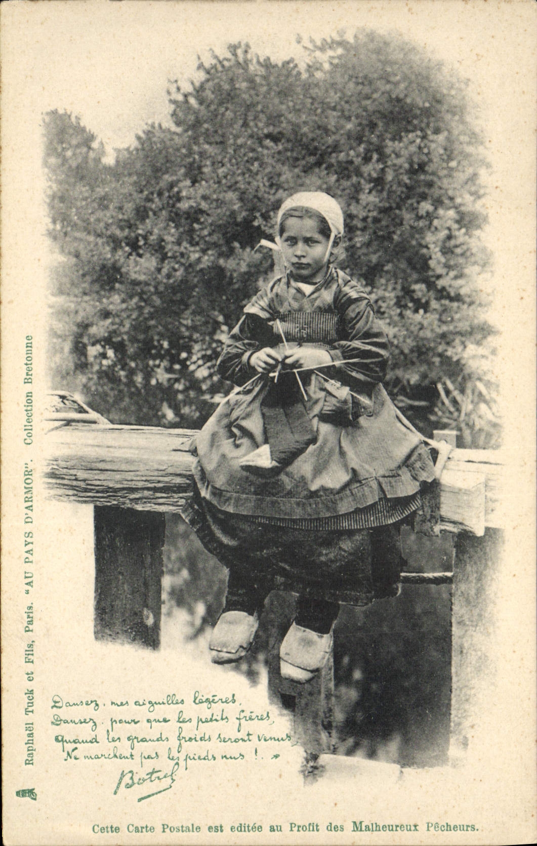 CPA Folklore Botrel Enfant 