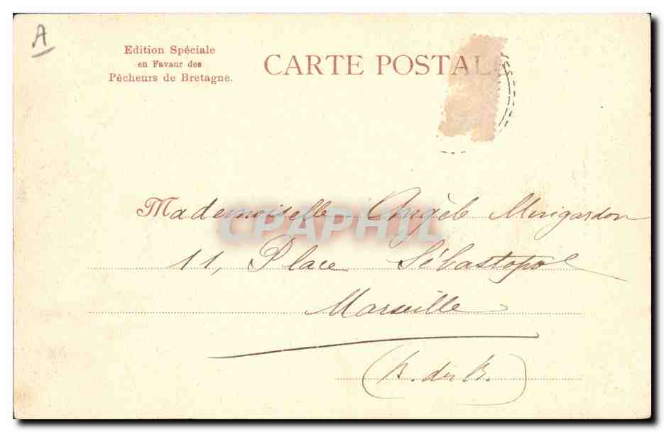 CPA Folklore Botrel Femme Enfant  — Verso