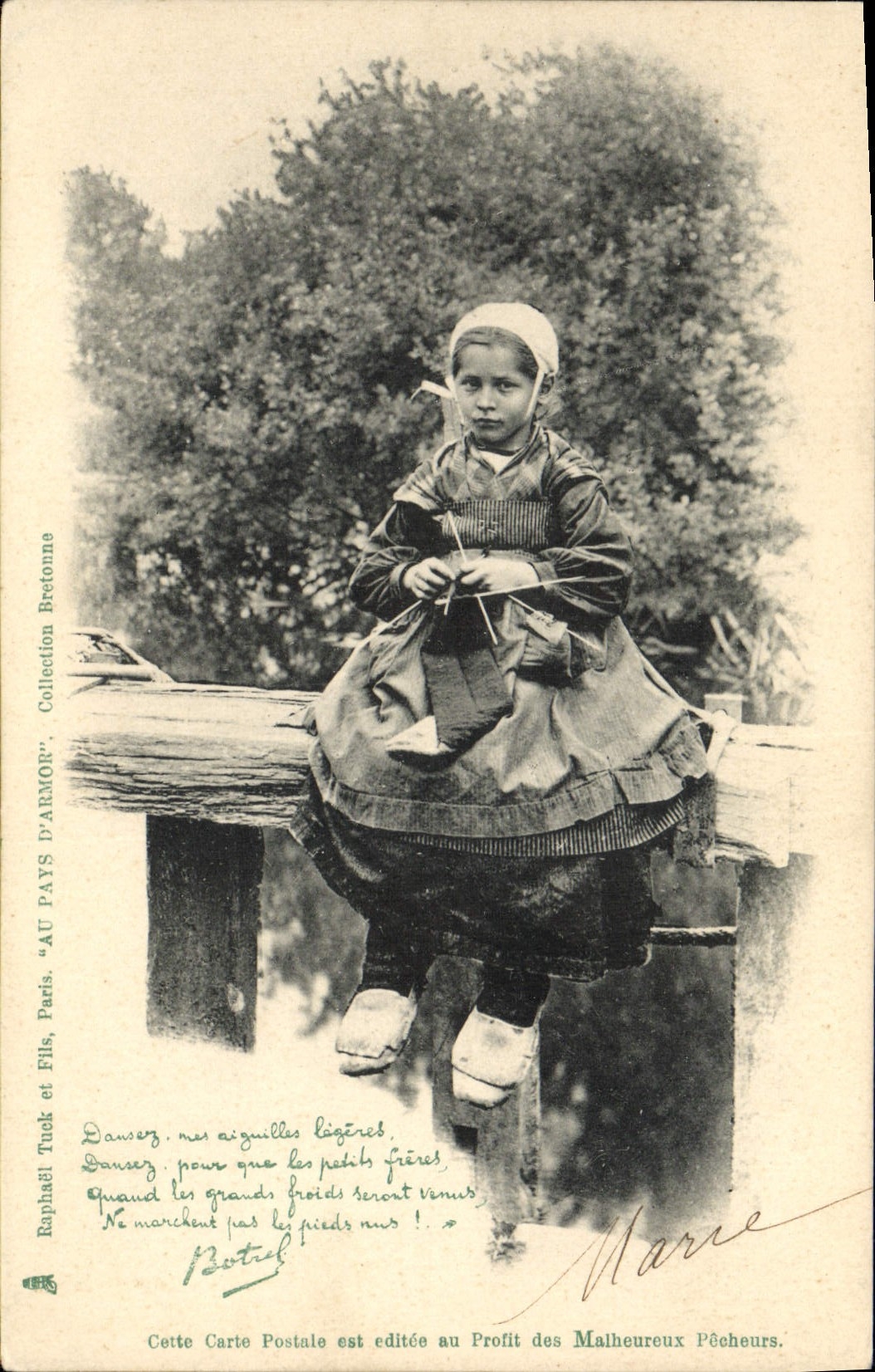 CPA Folklore Botrel Enfant 