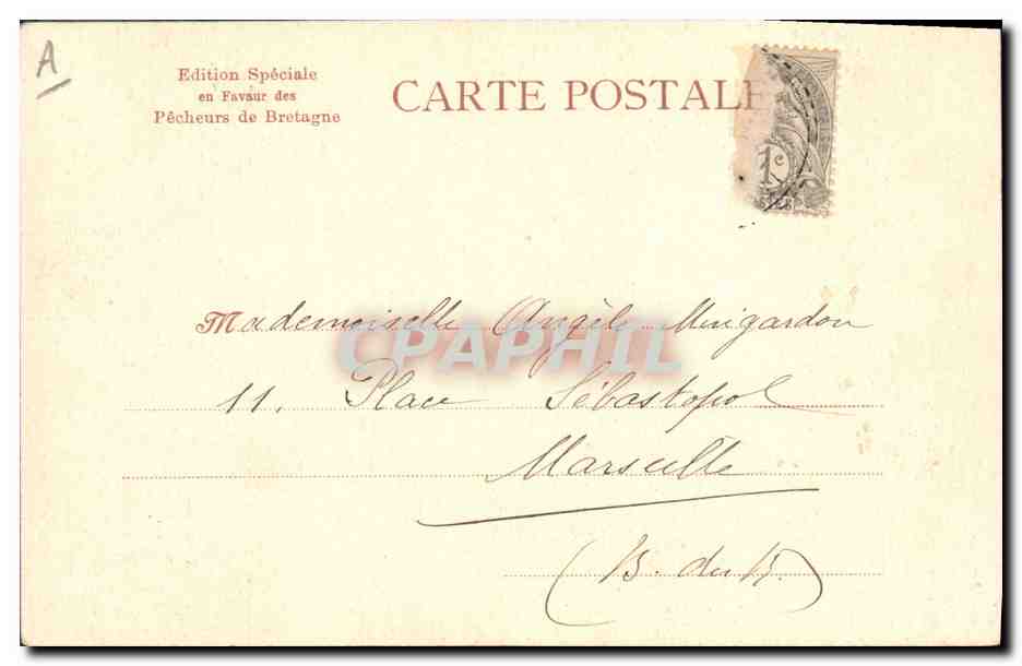 CPA Folklore Botrel Enfant  — Verso