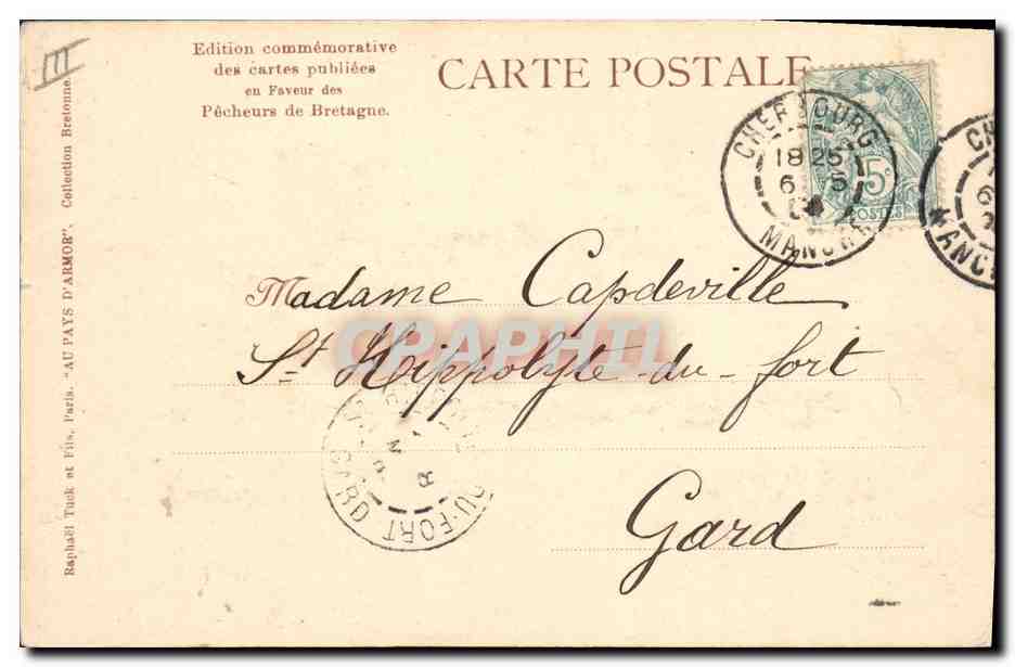 CPA Folklore Botrel  — Verso